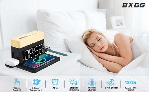 BXGG Wireless Charging Station 3 in 1 Charging Station For Multiple Devices-PA01102-Veeddydropshipping
