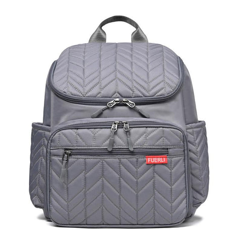 Portable Diaper Bag Large Capacity Embroidered Mother and Baby Bag-TB00232-Veeddydropshipping