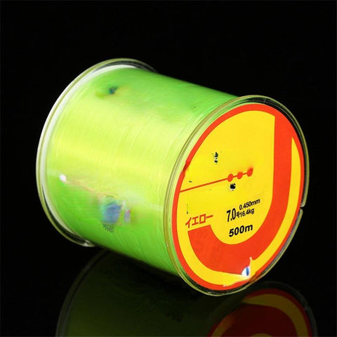 500M Fishing Line Justron Nylon Super Strong Wear-resistant 2LB - 40LB 7 Colors -OS00419-Veeddydropshipping