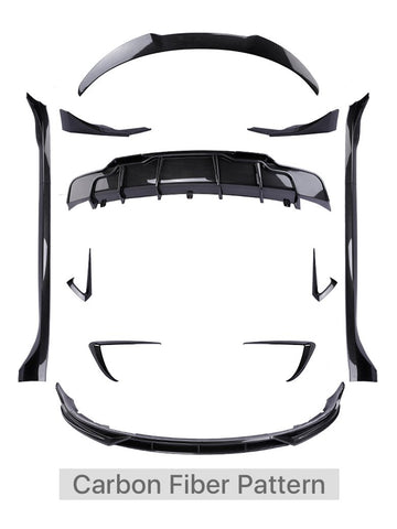 For Tesla Model Y 3 2016-2022 Body Kit Carbon Fiber Rear Diffuser Spoiler-AM00096-Veeddydropshipping