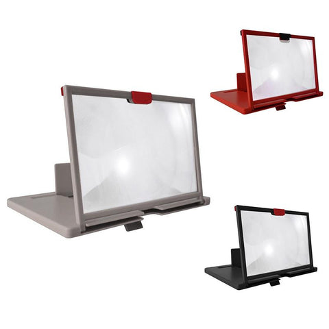 Mobile Phone Screen Magnifier 12 Inch 3D HD Video Amplifier Stand Bracket-PA00743-Veeddydropshipping