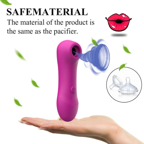 Clitoral Sucker Vibrator Nipple G Spot Sucking Blowjob Clitoris Erotic Stimulator -BH01328-Veeddydropshipping
