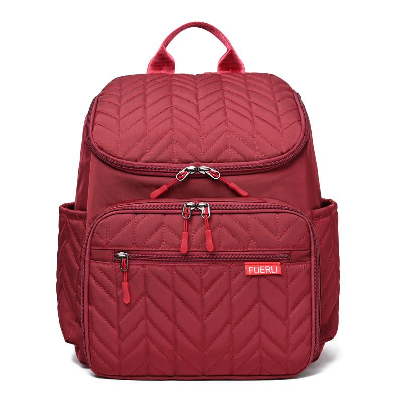 Bags Function Large Capacity Diaper Bag Embroidery Waterproof and-BS00054-Veeddydropshipping