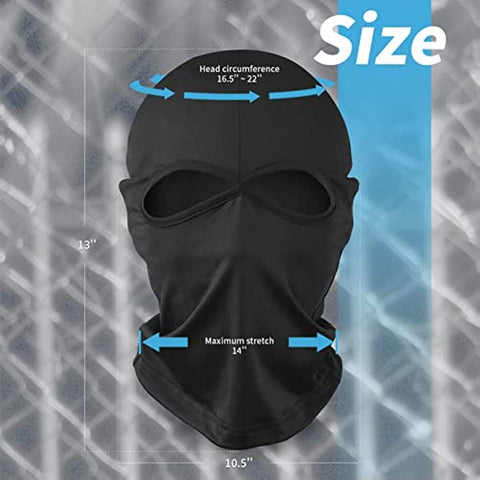 Balaklava Mask Quick Dry Men Motorcycle  Padded Hat UV Protection Ski Mask Outdoor-OS01082-Veeddydropshipping