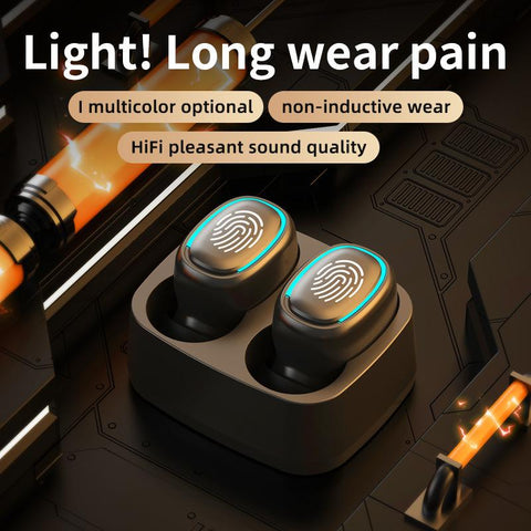 Wireless Bluetooth Headset Touch Light Earplugs -Veeddydropshipping