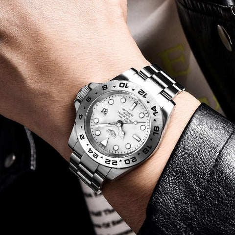 Stainless Steel  Men Waterproof Luminous Quartz Watch-JW00678-Veeddydropshipping