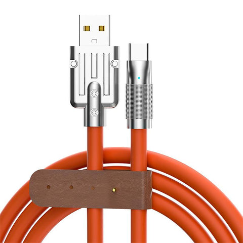 120W 6A Super Fast Charge Type-C Liquid Silicone Cable Quick Charge USB Cable-PA00410-Veeddydropshipping