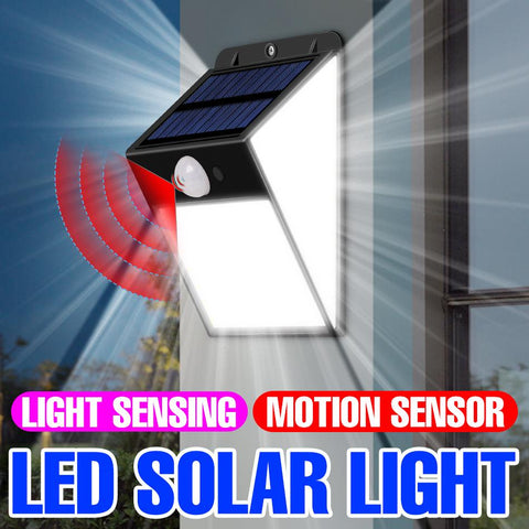 LED Solar Wall Light IP65 Waterproof Floodlight Outdoor Spotlight PIR-TI00875-Veeddydropshipping