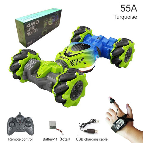 2022 Newest 4WD RC Stunt Car 2.4G Radio Remote Control Cars RC Watch-TB01448-Veeddydropshipping