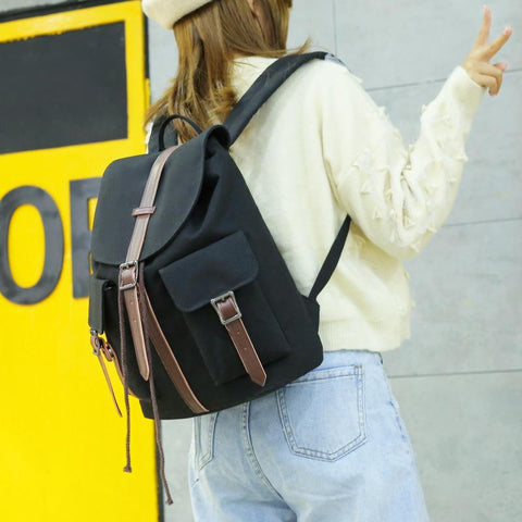 canvas backpack fashion casual men&#39;s shoulder-BS00339-Veeddydropshipping