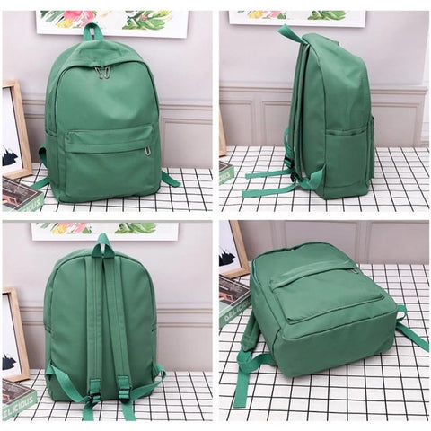 Waterproof  Nylon Backpacks Female Schoolbag Travel Bag For-BS00045-Veeddydropshipping