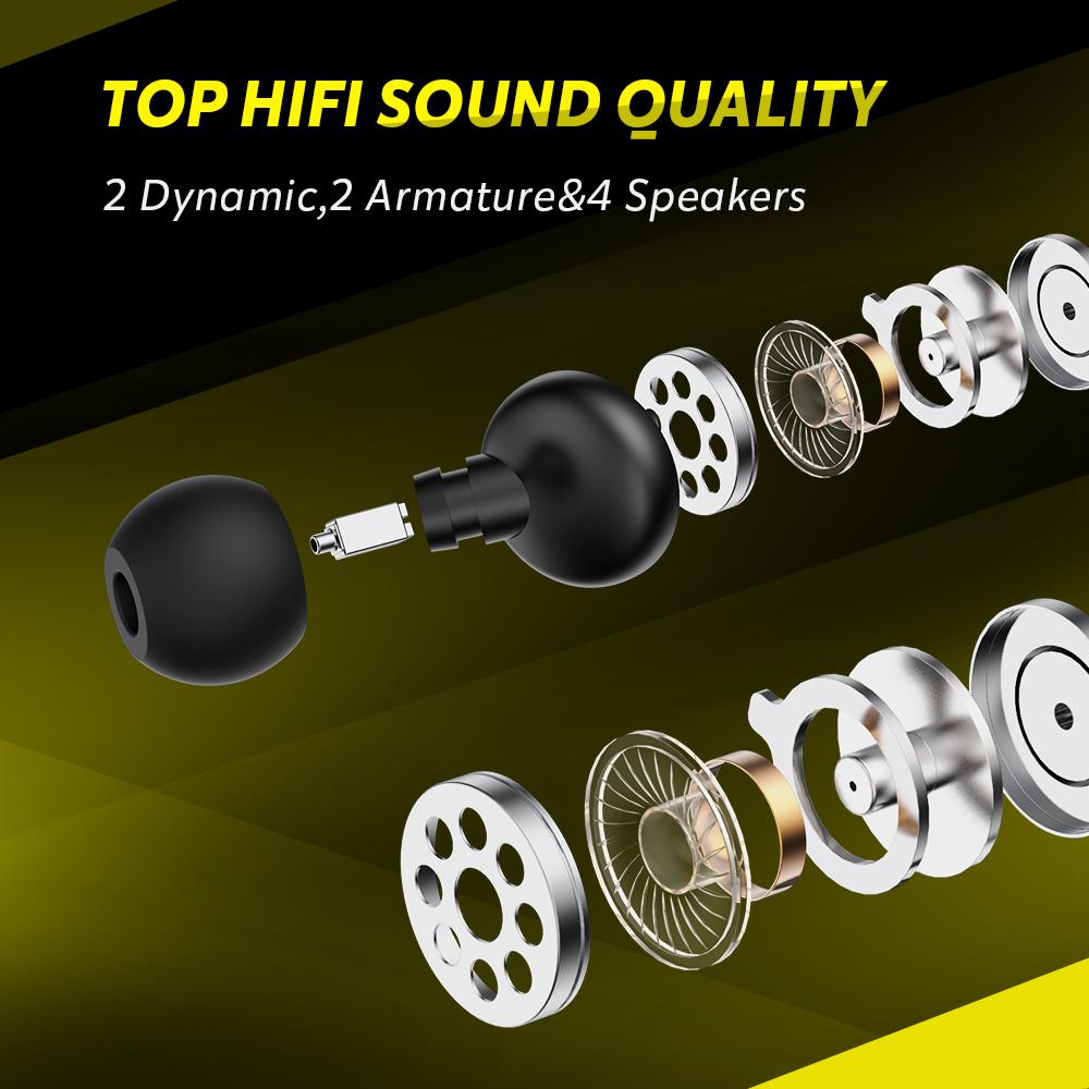 Ture Wireless Earbuds Stereo Earphones Bluetooth-Veeddydropshipping