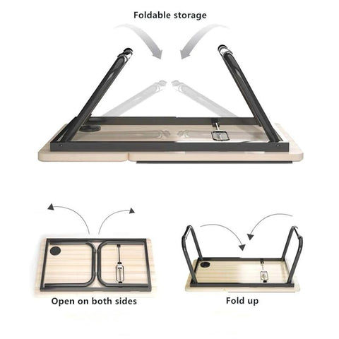 Folding Laptop Desk Portable Computer Tray-HA01723-Veeddydropshipping
