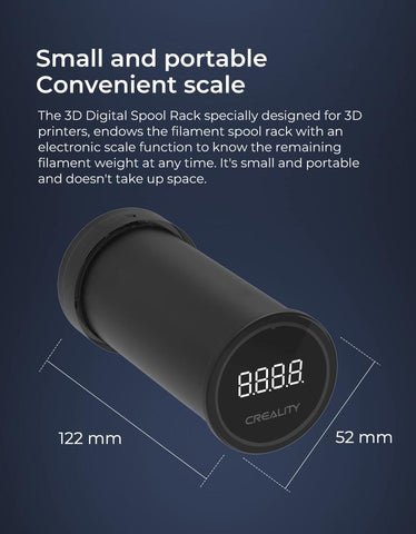 3D Digital Spool Rack Accurate Weighing Smooth Filament Feeding HD Display Wide Adaptability -Veeddydropshipping