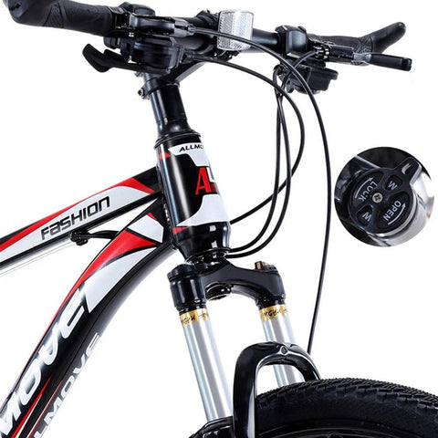Mountain Biking Bicycle Adult Male Teen Female Variable Speed Trail Double -OS01015-Veeddydropshipping