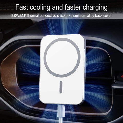 100W Magnetic Wireless Car Charger Vent Mount for MagSafe Case iPhone 13/13 Pro Max/14/12 Pro Max-PA01056-Veeddydropshipping