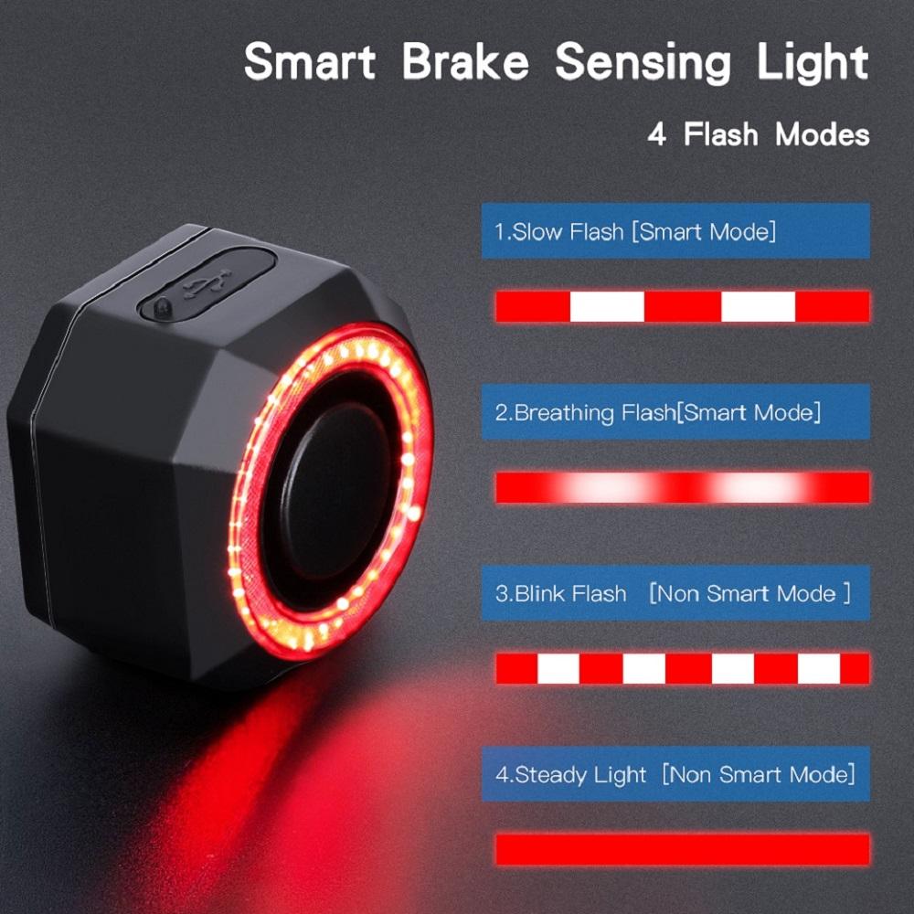 Taillight Anti Light   Bike Alarm Tail Lamp-CO00697-Veeddydropshipping