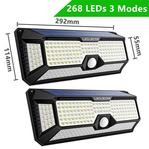 268 LED Solar Light Outdoor Solar Lamp With Human Body Motion Sensor-TI00847-Veeddydropshipping