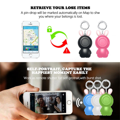 Rabbit Smart GPS Tracker Key Finder Locator Wireless Bluetooth Anti-AM00626-Veeddydropshipping
