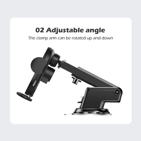 Wireless Car Charger Mount Auto-Clamping Fast Charging-Veeddydropshipping