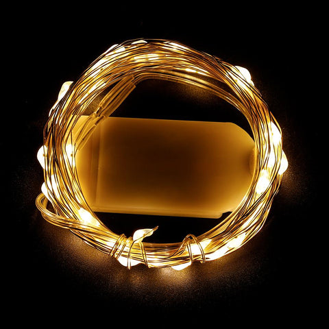 5M LED Copper Wire Lighting Strings Battery Powered Garland Fairy String