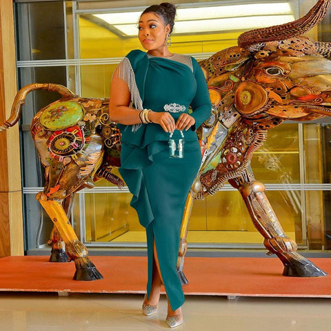 Plus Size African Dresses For Women-WF01716-Veeddydropshipping