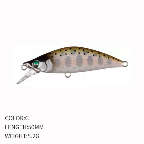 1pcs Fishing 5cm 5.2g Swimbaits Bass Big Fish Crankbaits Fishing Lure Floating Wobblers -OS00392-Veeddydropshipping