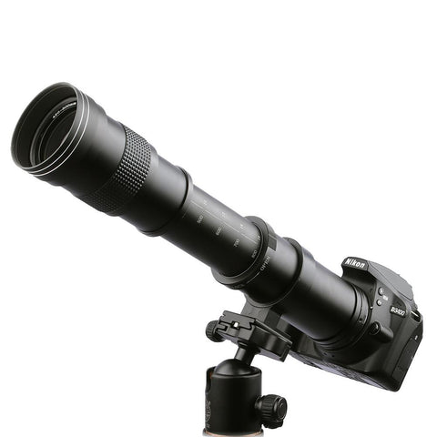 420-800mm F8.3-16 Super Telephoto Lens Manual Zoom Lens +T2 Adaper Ring-CE00378-Veeddydropshipping