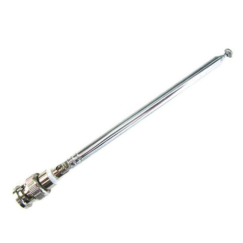 FM Radio Antenna BNC Connector Telescopic Aerial 0.7m Stainless Steel-CE00937-Veeddydropshipping