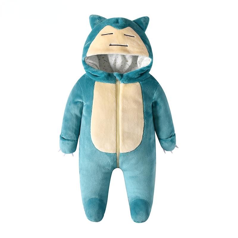Baby 0-3Y Bodysuits Boys Girls Anime Kigurumis Green Onesie-Veeddydropshipping-1