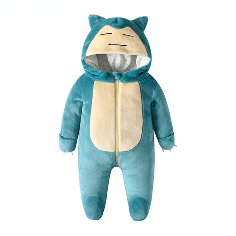 Baby 0-3Y Bodysuits Boys Girls Anime Kigurumis Green Onesie-Veeddydropshipping-1