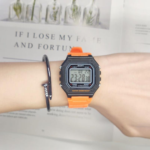 Mens Watches Luxury Led Electronic Clock Waterproof Square-JW00742-Veeddydropshipping