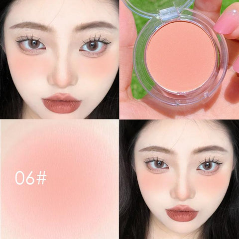 Girl Matte Blush Peach Cream Makeup Blush-BH00682-Veeddydropshipping