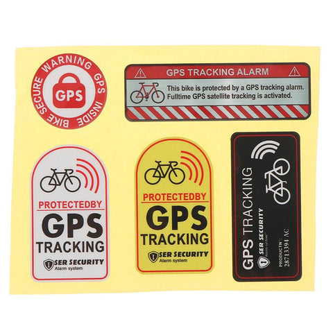 Bicycle Warning Stickers Anti-theft Stickers For-AM00921-Veeddydropshipping