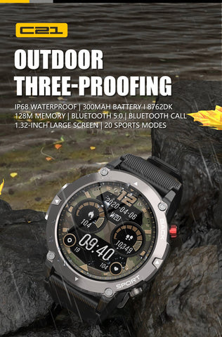 Smart Watch Men Bluetooth Call Waterproof Outdoor -JW00869-Veeddydropshipping
