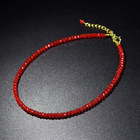 Simple Black Beads Short Necklace Fashion Jewelry Choker -JW01271-Veeddydropshipping