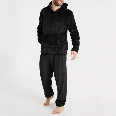 Leisure Soft Home Solid Color Shirt Pants Pajama Set Home Service-MF01623-Veeddydropshipping