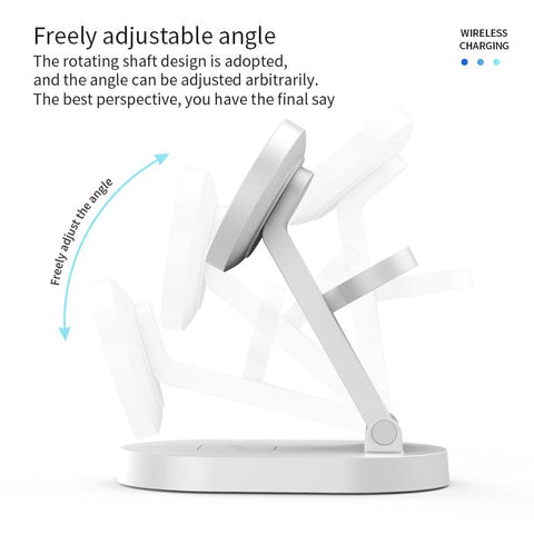 3 in 1 100W Magnetic Wireless Chargers Stand For iPhone-PA01066-Veeddydropshipping