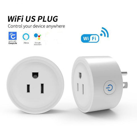 New 10A WIFI US Plug Wireless Remote Socket Smart Timer Plug Alexa Google -CE00060-Veeddydropshipping