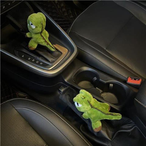 Covers Gear Shift Knob Cover Handle Plush Sleeve Winter-AM01396-Veeddydropshipping