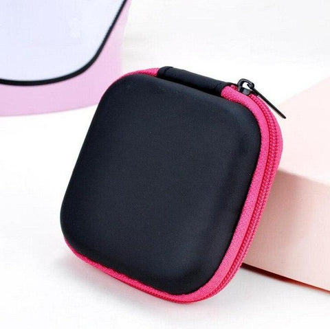 Headphone Case Travel Zipper Mini Charger Holder-HA00779-Veeddydropshipping