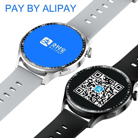 Round Screen Smartwatch NFC Bluetooth Call Sports Bracelet Heart Rate -CE00672-Veeddydropshipping