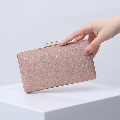 Handbag Champagne Purses Evening Clutch Retro Bling Shoulder Crossbody-BS00103-Veeddydropshipping