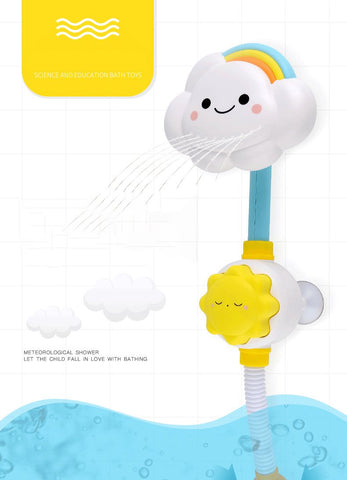Baby Bath Toys Cloud Bathtub Showers Bathing Spouts Suckers Folding Faucet Children-TB00501-Veeddydropshipping