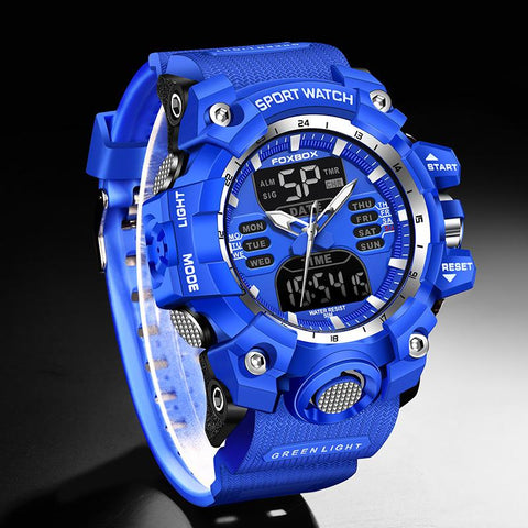 Outdoor Sport Quartz Man Watches Waterproof Dual Display-JW00795-Veeddydropshipping