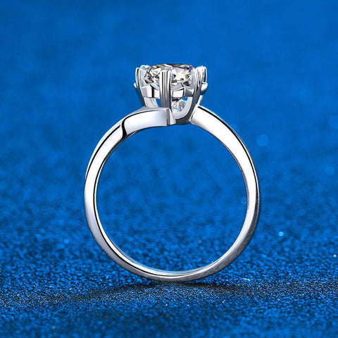 Customized 6CT Moissanite Diamond Bridal Set for Women-JW00007-Veeddydropshipping