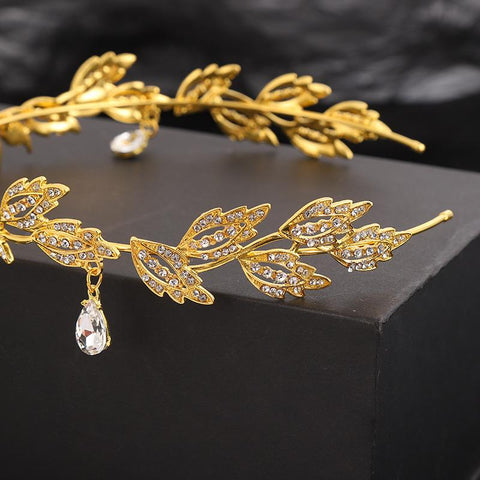 Luxury Rhinestone Tiaras Headbands Jewelry Accessories -JW00512-Veeddydropshipping