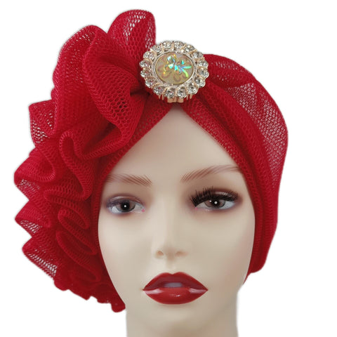 Fashion African Women Hats Headtie Caps-WF01691-Veeddydropshipping