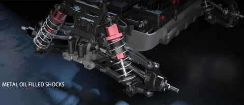 MJX 16208 Hyper Go 1/16 Brushless High-Speed 4WD 2.4G Remote-TB01457-Veeddydropshipping