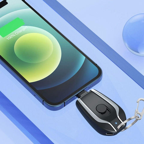 Hot Sale 1500mAh Portable Mini Type-C Power Bank Keychain Emergency Charger-PA00472-Veeddydropshipping